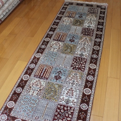 Alfombra de seda hecha a mano
