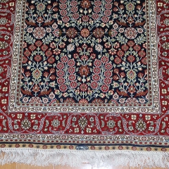 Alfombra de seda hecha a mano