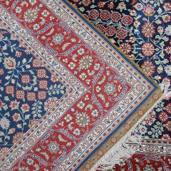 Alfombra de seda hecha a mano