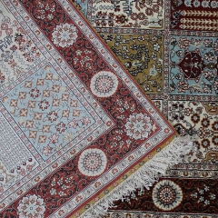 Alfombra de seda hecha a mano