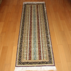 Alfombra de seda hecha a mano