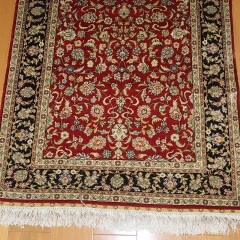 Alfombra de seda hecha a mano