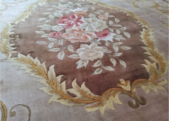 Tapis en soie noué à la main