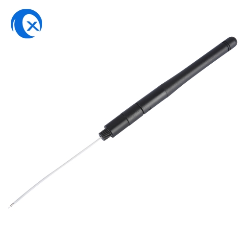 2.4G 2dBi screw mount swivel Omni-directional Rubber Duck External WiFi Antenna with Flying solderable wire