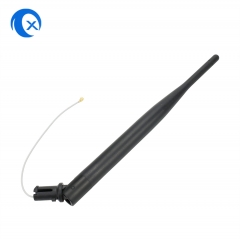 High-Quality 5dBi 868MHz Lora High Gain Rubber Duck Antenna with flying lead U.FL IPEX connector
