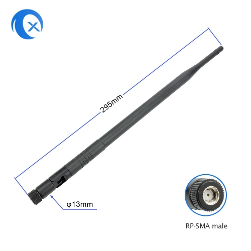 2.4/5.8 GHz Dual band WIFI antenna, 5 dBi gain