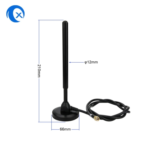 470-510MHz magnetic mount antenna with RG58 cable SMA male connector magnetic mount Lora antenna