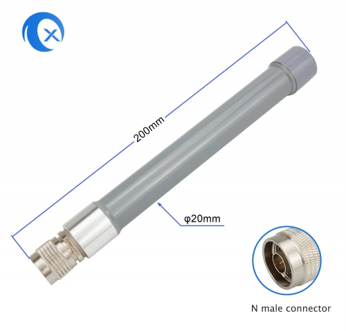 Outdoor omnidirectional fiberglass antenna 868 Mhz SMA Compatible LoRa Helium SIGFOX