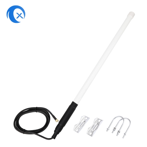 2.4 GHz fiberglass antenna, N plug, 3 dBi gain