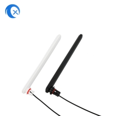 2.4G 5.8G dual-band omnidirectional WIFI antenna 2dBi paddle antenna with flying lead for IP camera