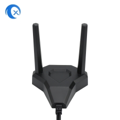 2.4GHz 5GHz Dual Band Antenna with RP-SMA Male Connector Magnetic Base for WiFi Wireless Router Mobile Hotspot