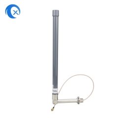 Customized 1.8G omni fiberglass antenna right angle with RG316 pigtail SMA male connector