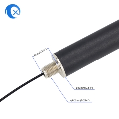5G Bulkhead screw mount WIFI antenna with flying lead IPEX connector