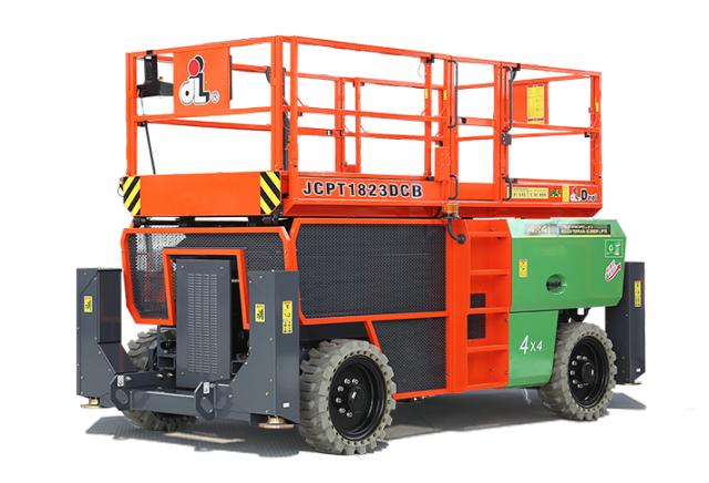 DINGLI JCPT1823DCB 18.00m 4×32V/3.3kw Self-propelled Rough-Terrain Scissor Lifts