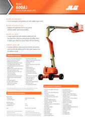 2015 JLG 600AJ 4WD Boom Lift