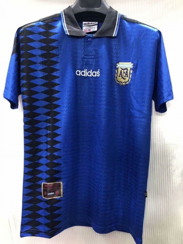 1994 Retro Version Argentina Royal Blue Thailand Soccer Jersey AAA-905