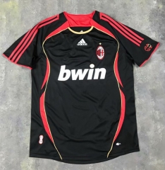 2006 Retro Version AC Milan 2nd Away Black Thailand Soccer Jersey AAA-SL