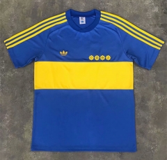 1981 Retro Version Boca Juniors Home Blue & White Thailand Soccer Jersey AAA-313