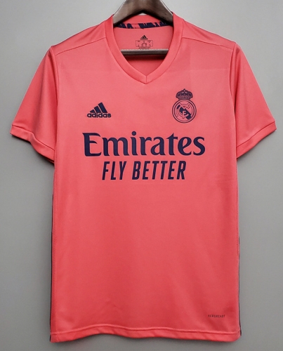2020-2021Real Madrid Away Pink Thailand Soccer Jersey AAA