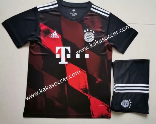 2020-2021 Bayern München 2nd Away Black Soccer Uniform