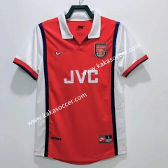 98-99 Retro Version Arsenal Home Red Thailand Soccer Jersey AAA-811