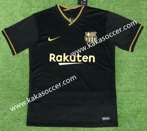 2020-2021 Barcelona Away Black Thailand Soccer Jersey AAA-305/SX/410