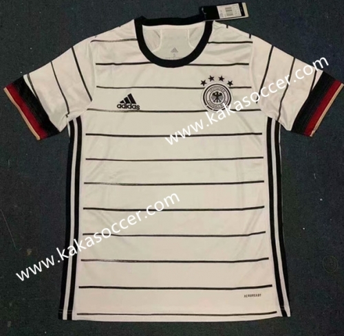 2019-2020 Germany Home White Thiland Soccer Jersey