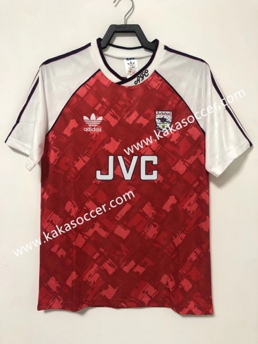 90-92 Retro Version Arsenal Home Red Thailand Soccer Jersey AAA-811