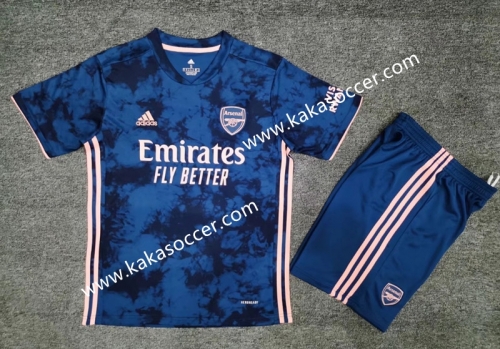 2020-2021 Arsenal 2nd Away Royal Blue Soccer Uniform