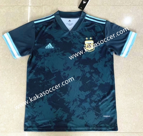 2021-22 Argentina Away Royal Blue Thailand Soccer Jersey AAA-23