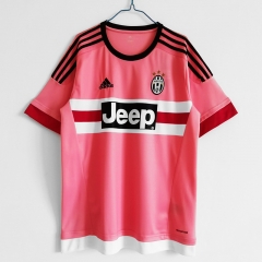 15-16 Retro Version Juventus Pink Thailand Soccer Jersey AAA-905/710/811