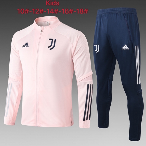 2020-2021 Juventus FC PInk Kids/Youth Soccer Jacket Uniform-815