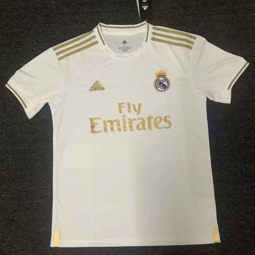 2019-2020 Real Madrid WhiteThailand Soccer Jersey AAA-SLH