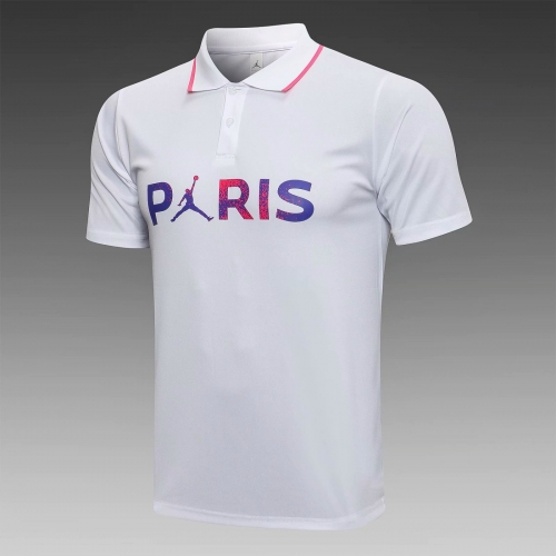 2021-2022 Jordan PSG White Thailand Polo Shirts-815