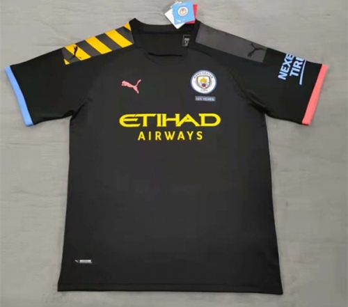 2019-2020 Manchester City White & Blue Thailand Soccer Jersey AAA-510
