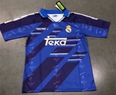 94-96 Retro Version Real Madrid Blue & Black Thailand Soccer Jersey AAA-522