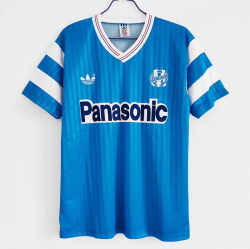 90-91 Retro Version Olympique de Marseille Away Thailand Soccer Jersey AAA-701
