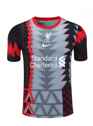 2021-22 Liverpool PurpleThailand Soccer Training Jersey-418