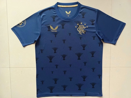 55th Champion Rangers Blue Thailand Training Soccer Jersey AAA-522