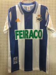 1999-2000 Deportivo La Coruña Blue & White Thailand Soccer Jersey AAA-311