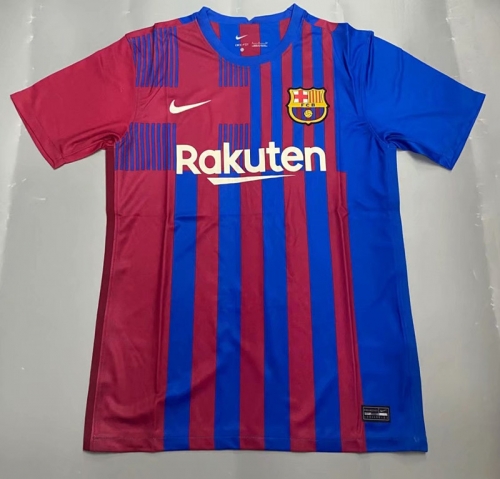 2021-22 Barcelona Home Red & Blue Thailand Soccer Jersey AAA-506