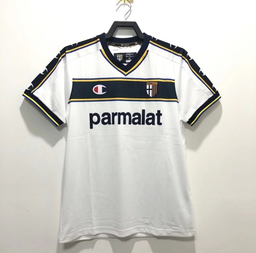 02-03 Retro Version Parma Calcio 1913 Away White Thailand Soccer Jersey AAA-811/1041