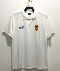 95 Retro Version Real Zaragoza White Thailand Soccer Jersey AAA-311