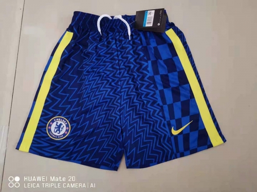 2021/22 Chelsea Home Blue Thailand Soccer Shorts-920