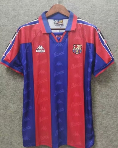 96 Retro Version Barcelona Home Red & Blue Thailand Soccer Jersey AAA-519/710