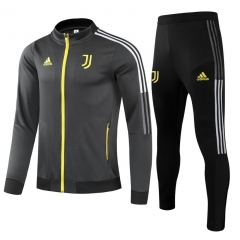 2020-2021 Juventus FC Black & Gray Kids/Youth Soccer Jacket Uniform-GDP