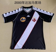 2000 Retro Version CR Vasco da Gama Black Thailand Soccer Jersey AAA-DG