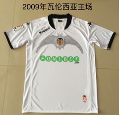 2009 Retro Version Valencia White Thailand Soccer Jersey AAA-DG