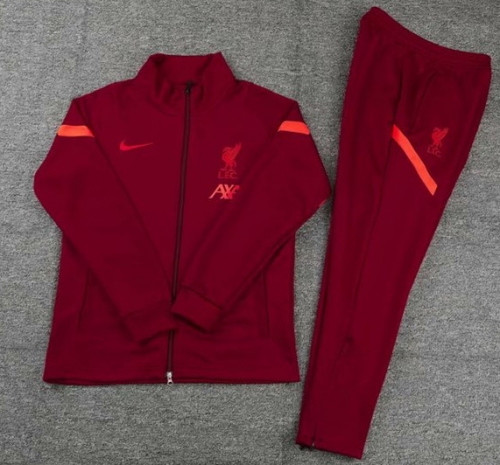 2021-22 Liverpool Red Thailand Jacket Uniform-GDP