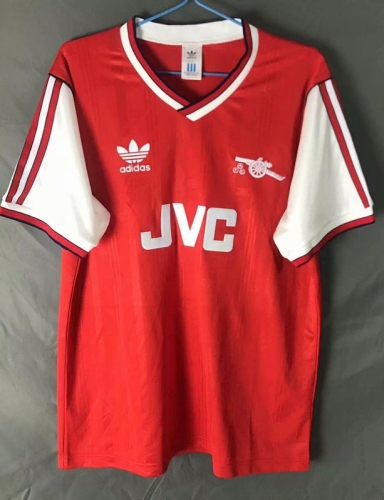 1992-94 Arsenal Home Red Thailand Soccer Jersey AAA-7T301
